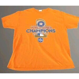 Houston Astros T-shirt 2017 World Series Champions Jerzees Men's XL